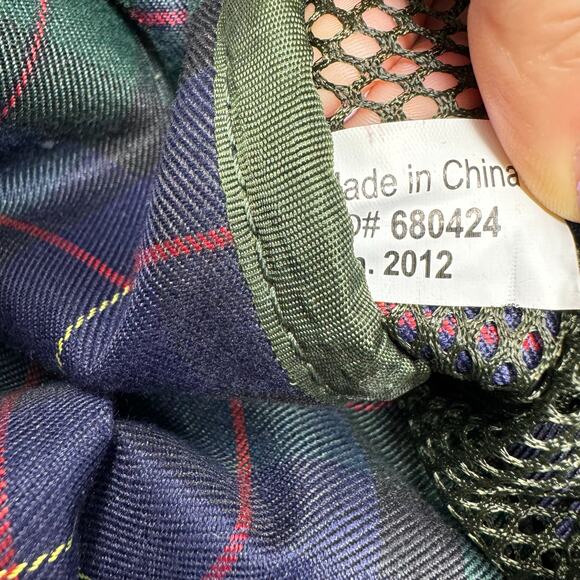 Orvis Canvas & Leather Zip Travel Duffle Bag Large Green - Picture 11 of 11